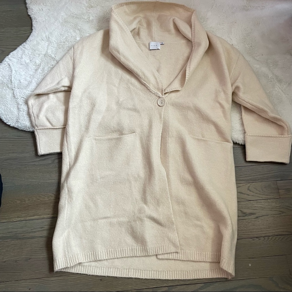 Lush Brand overcoat sweater NWOT